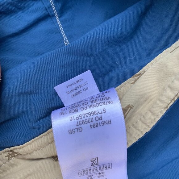 2016 Patagonia Solid Wavefarer Board Shorts Size 34 - Picture 6 of 7